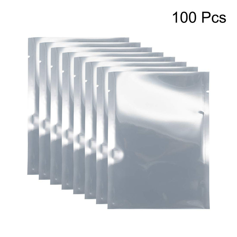 uxcell Antistatic Shield Shielding Bag, Flat Open Top Anti Static Bag for Electronic Devices, 4x6 inch(110x150mm), 100 PCS