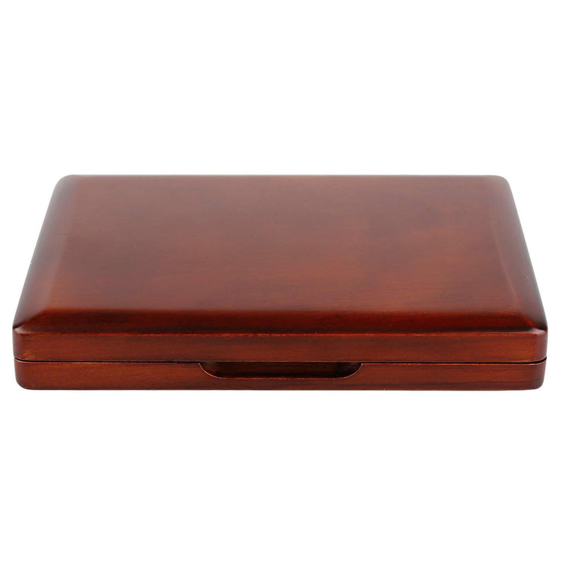 Oboe Reed Case Maroon Wood Oboe Reed Proctector Box for 12PCS Oboe Reeds