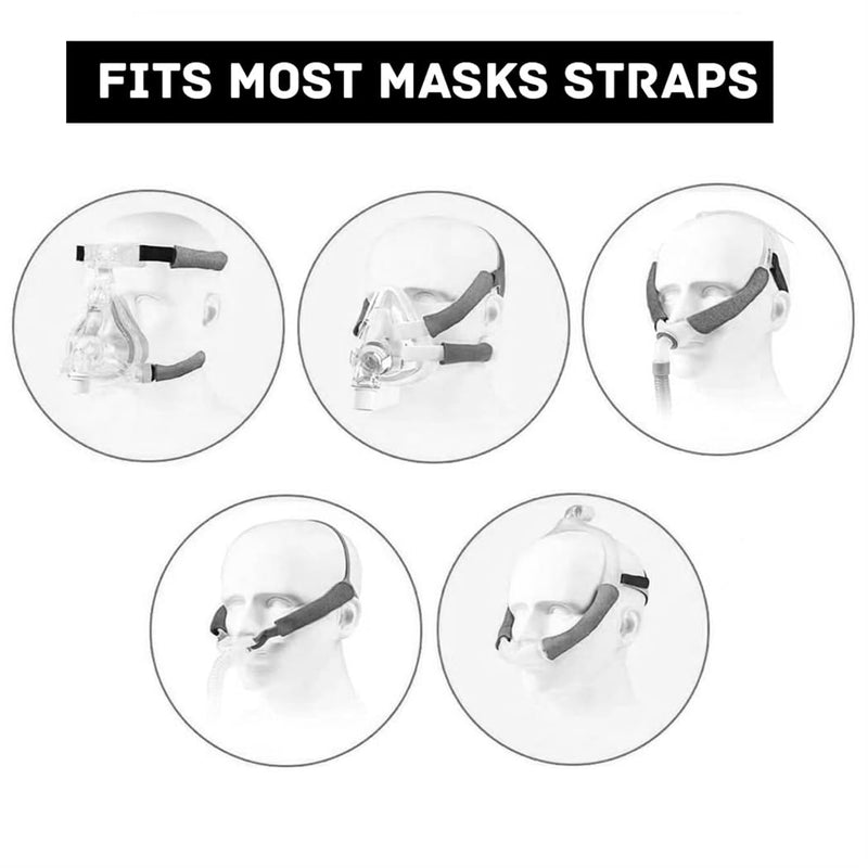 CPAP Strap Covers, Pack of 6, CPAP Face Pads, CPAP Face Pads, CPAP Strap, Comfort Pads, CPAP Facial Pad, CPAP Accessories for Reducing Cheek, Red Spots and Indentations