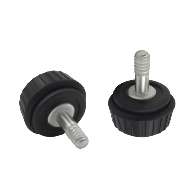 [AUSTRALIA] - Connector Locking Screw Steel Small Thumb Screws Replacement for Speaker Mic and Earpiece APX4000 APX6000 APX7000 APX8000 XPR6550e XPR7550e XPR7530e XPR7580e (3) 3 