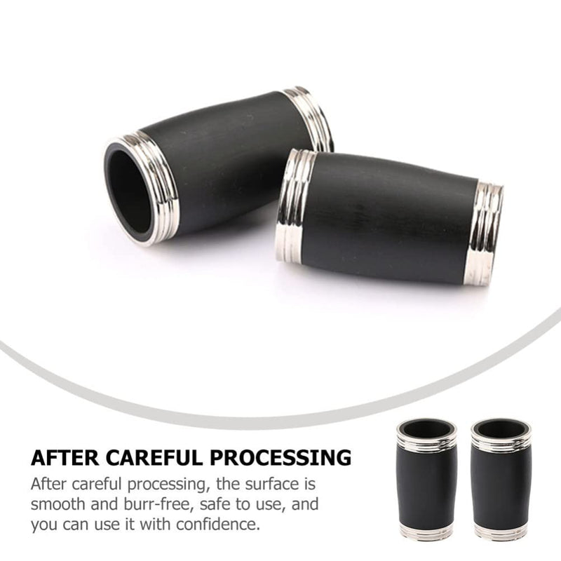 2pcs Clarinet Barrel Clarinet Tube Tuning Tube Adjustable B Flat Clarinet Barrel Treble Pitch 58MM Barrel for Clarinet