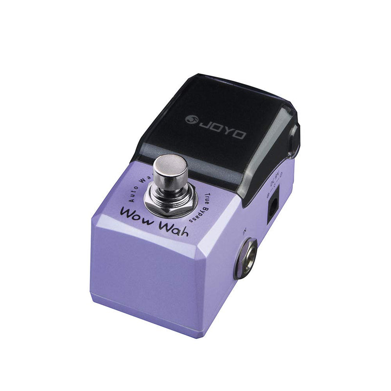 JOYO Auto Wah Mini Pedal for Electric Guitar Effect - True Bypass Ironman Series (Wow Wah JF-322) purple auto wah