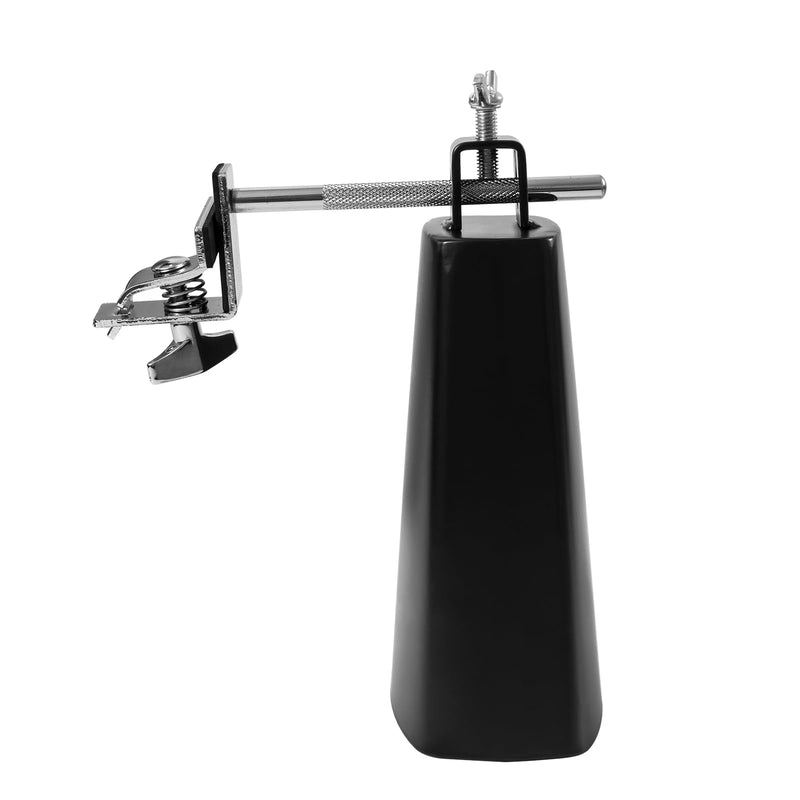 7 inch Cowbell And Cowbell Clamp For Drum Sets, Adjustable Standard Drum Cowbell Mount with Drum Stick