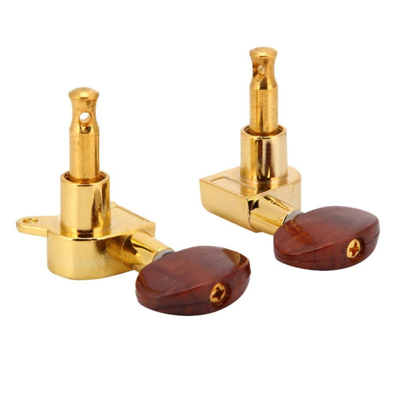 [AUSTRALIA] - 6PCS Guitar Tuning Pegs, Sealed Electric Guitar String Tuning Pegs Keys Machine Head Tuners Set(Gold) Acoustic Tuners Dangelico Tuners Vintage Locking Tuners 6 Inline Guitar Tuner 