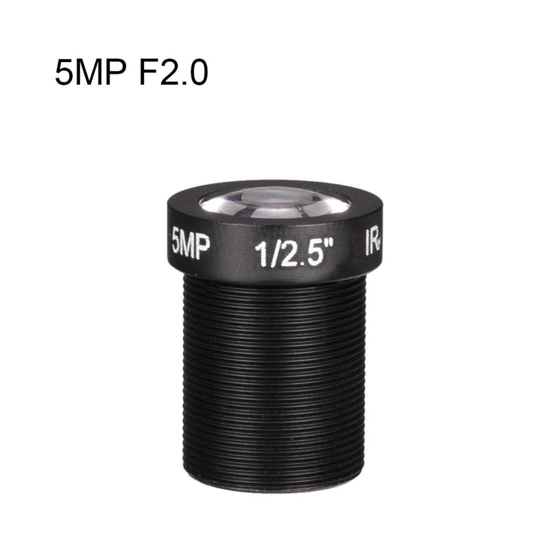 uxcell 12mm 5MP F2.0 FPV CCTV Camera Lens Wide Angle for CCD Camera