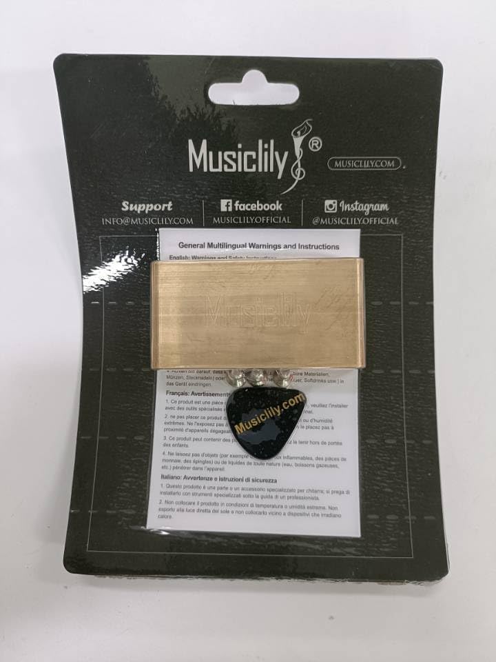 Musiclily Ultra 52.5mm (2-1/16 inch) Full Solid Brass 36mm Short Tremolo Block for China made Squier New after 2021 Affinity 2-point Electric Guitar Bridge Solid Brass 36mm V2