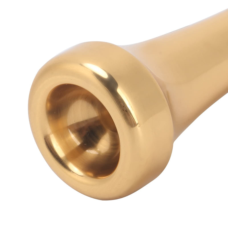 Trumpet Mouthpiece Brass Material Gilded Mouthpiece Holder Trumpet Accessories Trumpet Instruments Mouthpiece Holder for Beginners and Professional Players (5C) 5C
