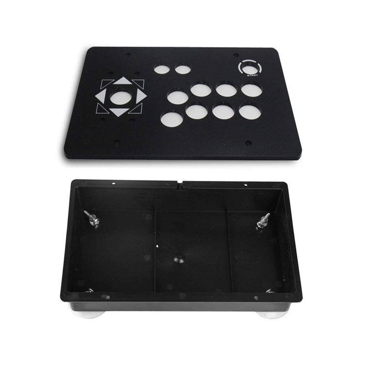 TAPDRA Acrylic Panel and Case Joystick DIY Set Kits Replacement for Arcade Game Machine Cabinet Controller DIY Kit c Black 4