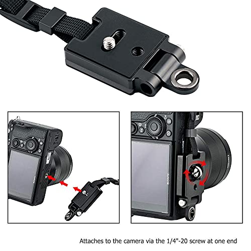 R6 R5 R5C Eyecup + Camera Hand Strap：Extended Camera Eye Cup with Camera Hand Strap for Canon EOS R6 R5 R5C Camera