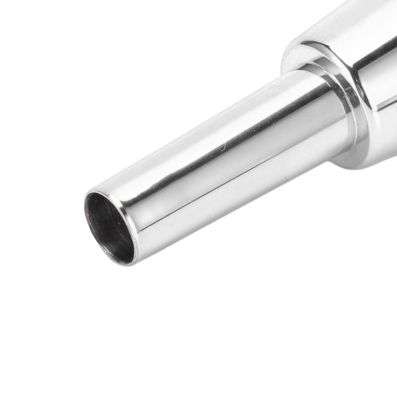 Trumpet Mouthpiece, 3C Metal Long Lasting Luster Thicker Heavier Replacement Mouthpiece Silver/Gold Optional Sportinggoods Wind Instrument Accessories(Silver?¨º?