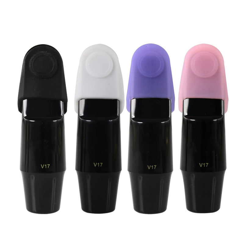 Silica Gel Mouthpiece Cap Durable Mouthpiece Protector for Clarinet/Alto Saxophone Sax Mouthpiece Protective Cap Middle Size(Purple) clarinet/alto sax middle size(purple)
