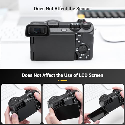 Extended A6700 Eyecup Eyepiece Replaces Sony FDA-EP20 for Sony A6700