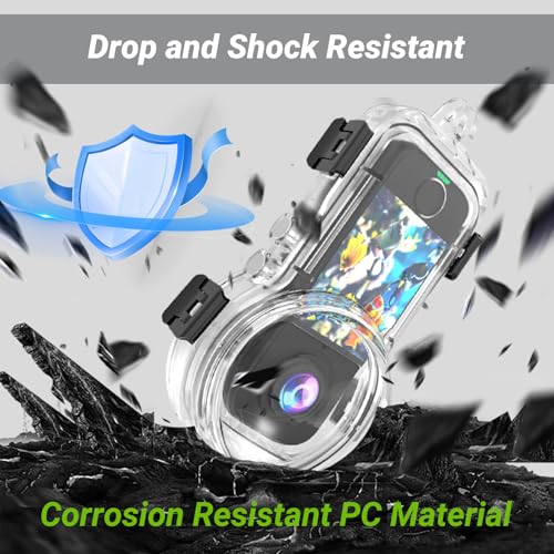 Insta 360 X4 Air Invisible Dive Case, Waterproof Up to 50m (164ft) Splash Prevention Housing, Underwater Dive Protective Shell for Insta360 X4 Air with Bracket Accessories X4air Dive Case - TWO Claw