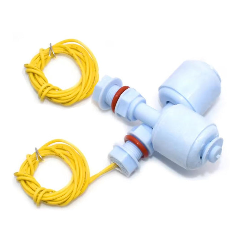 Pack of 2 Water Level Sensors, Both AC 220 V and AC/DC24 V Circuits Can Be Used Liquid Float Switch Liquid Sensor for Hydroponics Gardening Aquarium Pool Tank 52 mm