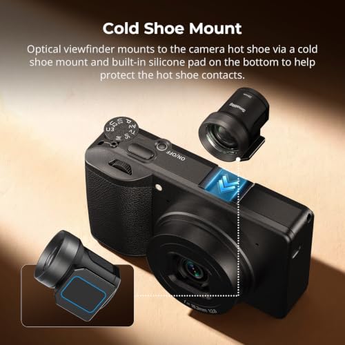SmallRig 28mm External Optical Viewfinder, Cold Shoe Mount - 5873