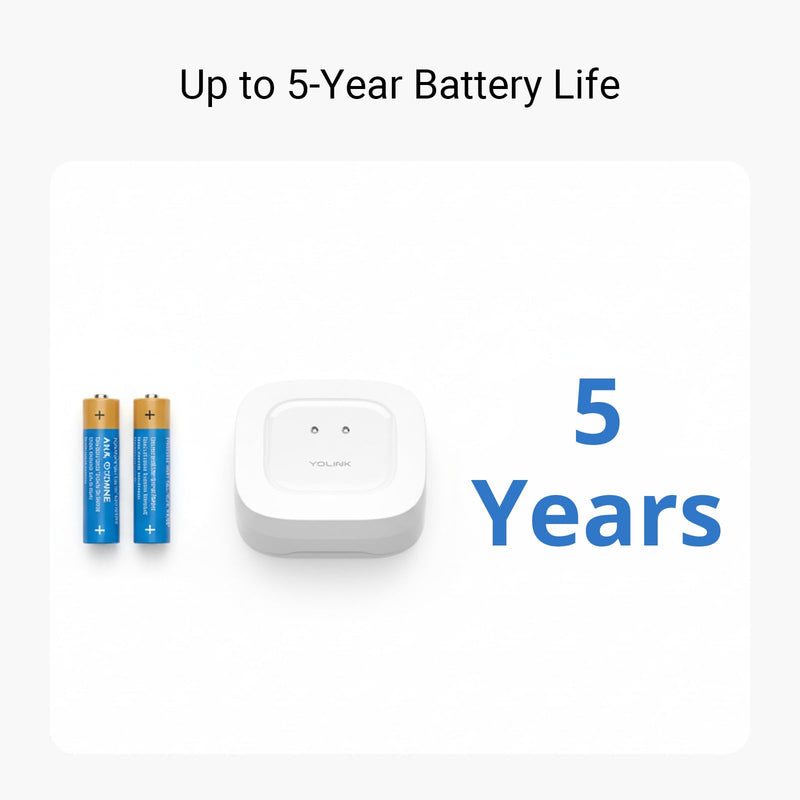 [AUSTRALIA] - YoLink Water Leak Starter Kit: Hub + 4 Leak Sensor 1 (Silent), LoRa Long-Range, App/SMS/Email Alerts, D2D Offline Triggers, 2 AAA Up to 5-Year Battery, Compatible with Alexa/IFTTT/Home Assistant 