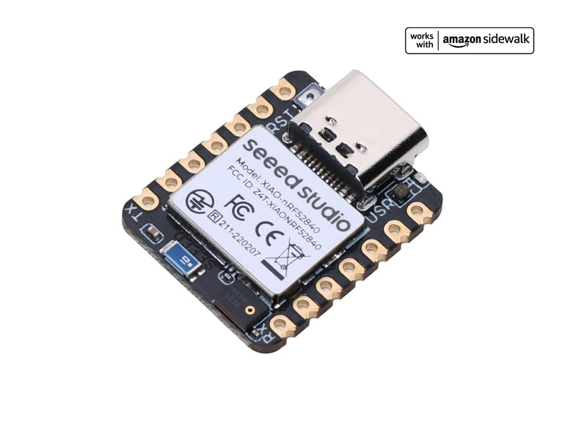 [AUSTRALIA] - Seeed Studio XIAO nRF52840 Sense - Supports Arduino/CircuitPython - Bluetooth5.0 NFC with Onboard Antenna, MCU with 6-axis IMU Works with Amazon Sidewalk BLE Sense 