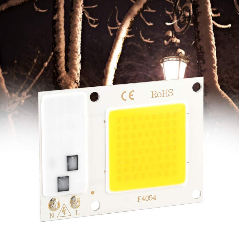 Fdit 20W 220V High Power LED Chip Warm White Energy Saving Chip High Voltage COB LED Chip Light Source Accessories