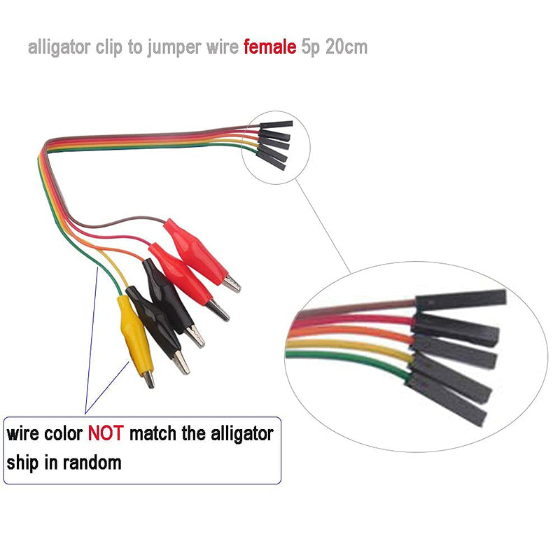 DIYmalls CP2102 USB to TTL + Breadboard Power Supply Module Alligator Clip Wire
