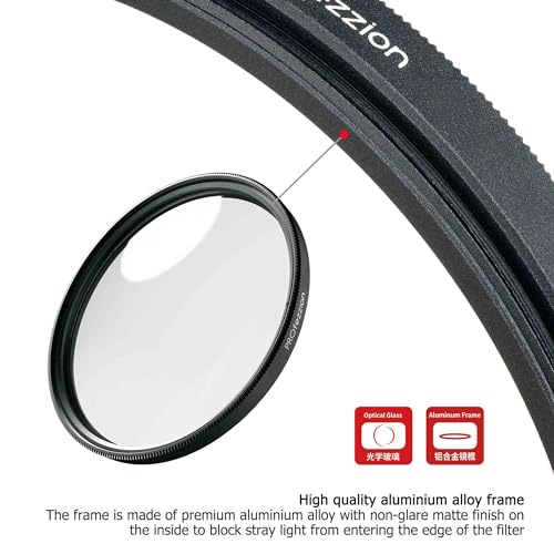 PROfezzion 77mm Close-Up Macro Photography Filter Set (+2 +4 +8 +10) Close-Up Filter Kit