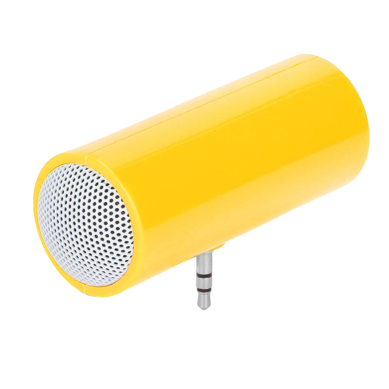 Mini Stereo Speaker,New DIY Pillow Speaker, True HD and Unique Soft Sound Portable Speaker, Portable Plug in Speaker with 3.5mm Aux Audio Input, for Mobile Phones and yellow