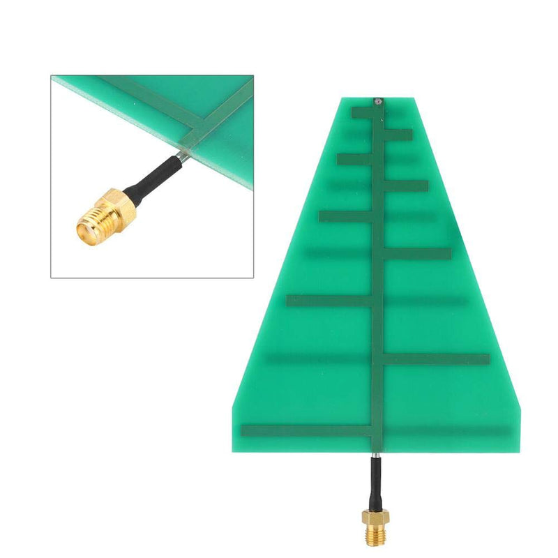 [AUSTRALIA] - 15W 5-6dB 1.35-9.5GHz UWB Ultra Broadband Antenna Linear Directional Polarization RF Directional Antenna with Logarithmic Period 