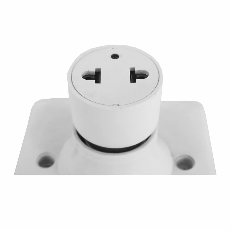 FExYinz E27 Adapter Socket Lamp Holder Adapter Conversion to Socket Multi-Way Pack of 2 2 Pcs pro Packung, Europäisches Inventar 02
