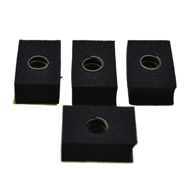 KAISH Pack of 4 Bass Pickup Height Foam Pickup Height Adjustment Pads with Springs for P Bass or Jaquar Pickups Pack of 4 for P Bass