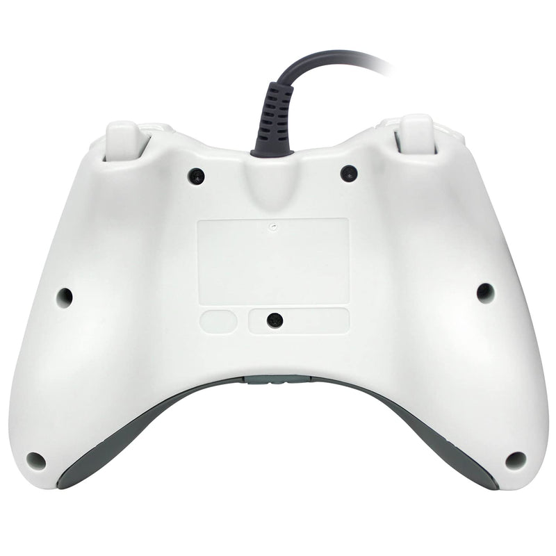 OSTENT Wired Controller Gamepad for Microsoft Xbox 360 Console PC Computer Video Game Color White