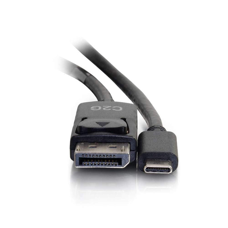 C2G USB C Cable, USB C to Display Port Adapter, 4K 30Hz, 10 Feet (3M), Black, Cables to Go 26905