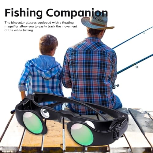 Hands Binocular Glasses, 8X Professional Binocular Glasses for Fishing, Bird Watching, Sports, Concerts, Theater, Portable Telescope Opera Glasses with 2 Polarized Lenses
