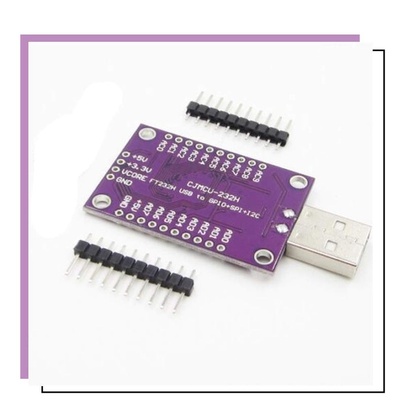KOOBOOK 1Pcs CJMCU FT232H High-Speed Multifunction Module USB to JTAG UART/FIFO SPI/I2C Module