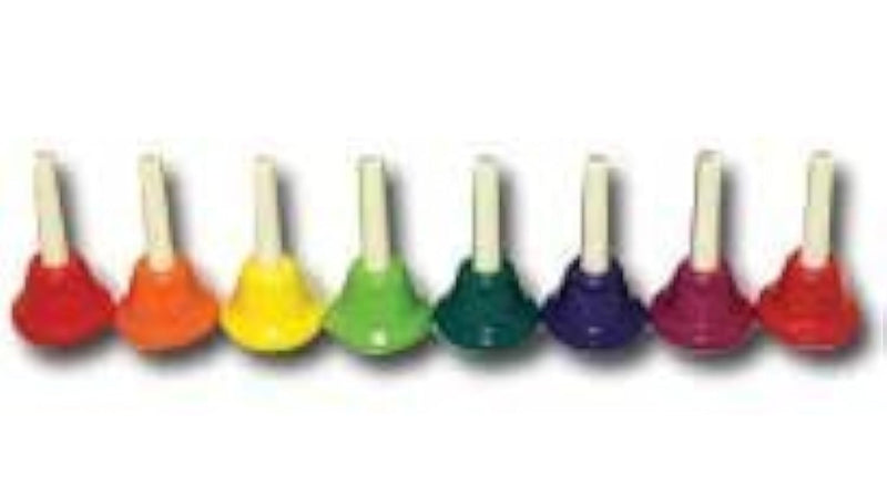 RHYTHM BAND Chroma-Notes 8-Note Diatonic Handbell Set - C Major