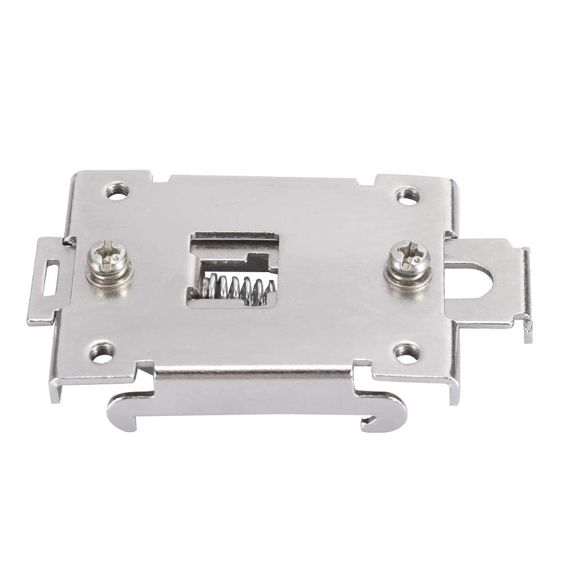 AUNMAS DIN Rail Mounting Clip, Chinese Standard 35mm Din Rail Fixed Din Rail Kit Din Rail Mounting Bracket Solid State Relay Clip Clamp With 2 Mounting Screws