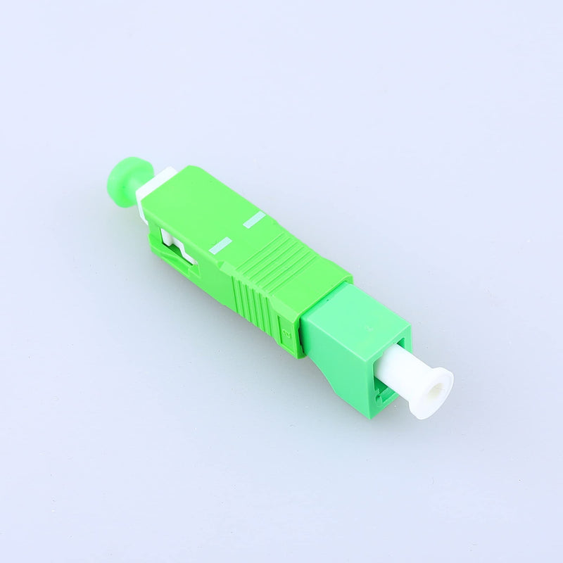 Single Mode 9/125um SC/APC Male to LC/APC Female Hybrid Optic Optical Fiber Adapter Simplex Converter LC-SC
