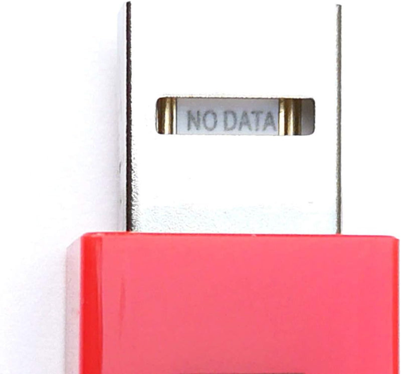 USB Data Blocker, JSAUX (4-Pack) USB-A Defender Only for Quick Charge, Protect Against Juice Jacking, Refuse Hacking Provide Safe Charging- Red