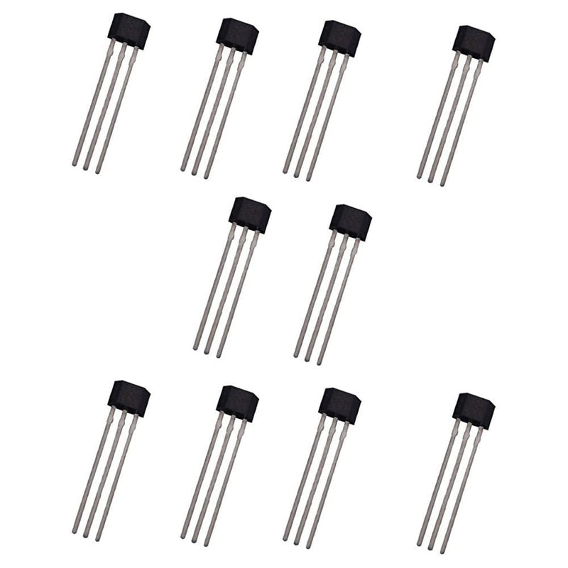 10 x Hall Effect Sensor A3144E 3144 OH3144E SIP 3 Pin