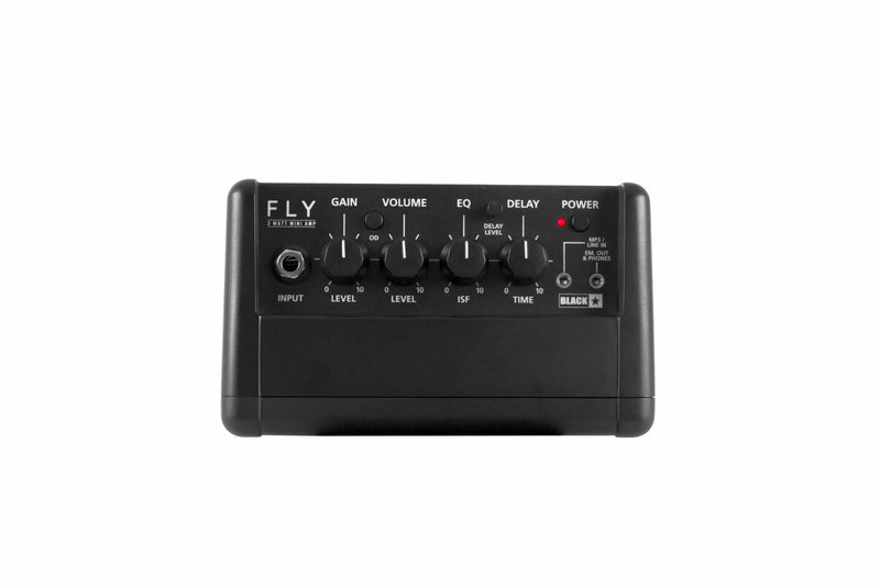 Blackstar Fly 3-3-watt 1x3 inch Compact Mini Guitar Amplifier w/ 2 Channels and Patented ISF - Black FLY3