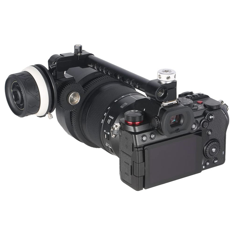 [AUSTRALIA] - NICEYRIG 15mm Single Rod Holder Camera Hot Shoe Mount 15mm Rod Rail Support for Follow Focus, EVF Mount - 478 