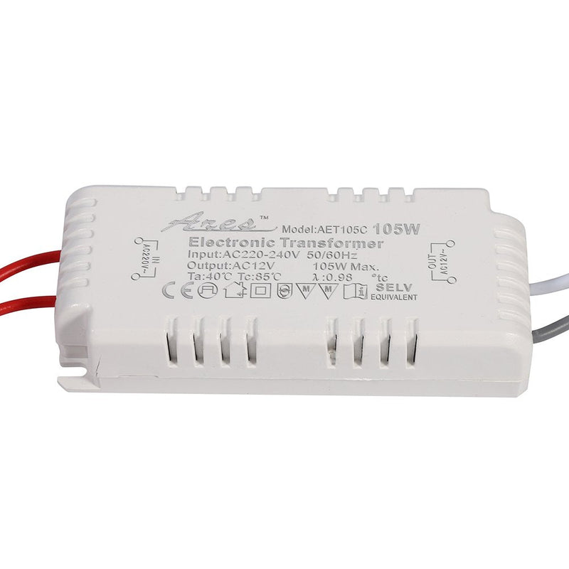 [AUSTRALIA] - Nikou Electronic Transformer 105W Voltage 220V to 12V for Halogen Light 220V-12V Bulb Driver Power Supply Voltage Converter New 