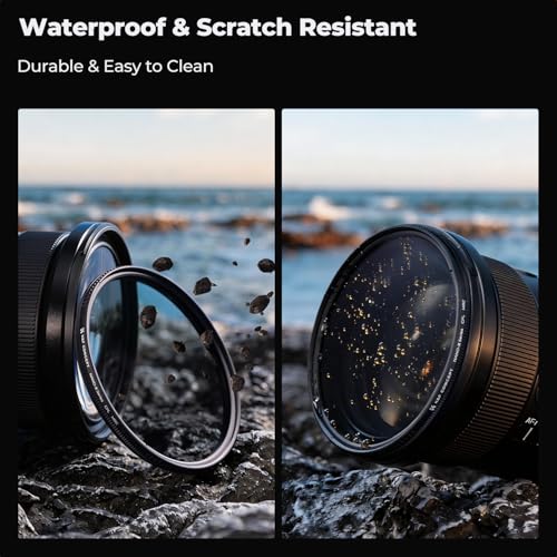 K&F CONCEPT 55mm Circular Polarizer Lens Filter with 28 Multi-Layer Coated