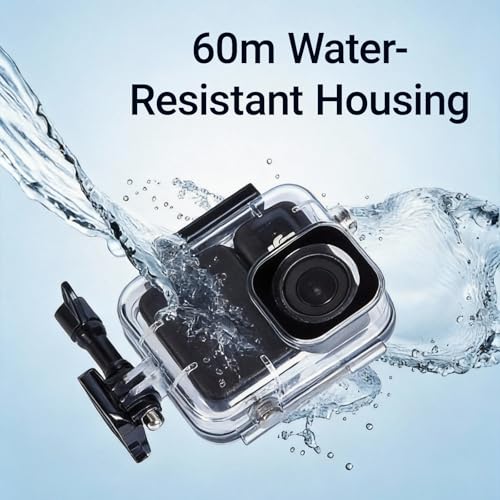 DJI Osmo Nano Waterproof Case, 60M/197FT Underwater Housing for Scuba Diving & Snorkeling with Mounting Bracket,Anti-Fog HD Lens