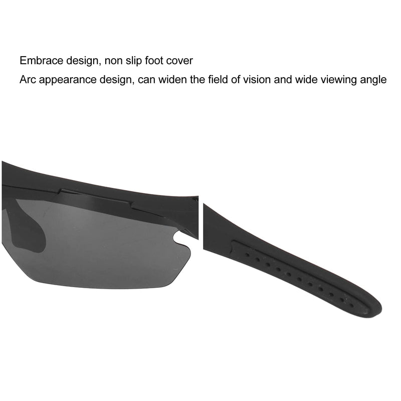 XUMIUZIY Camera Glasses, HD 1080P Sports Sunglasses Camera Video Glasses, Audio and Video Recording, Outdoor Wearable Polarized Lenses for Cycling, Hiking (Black)