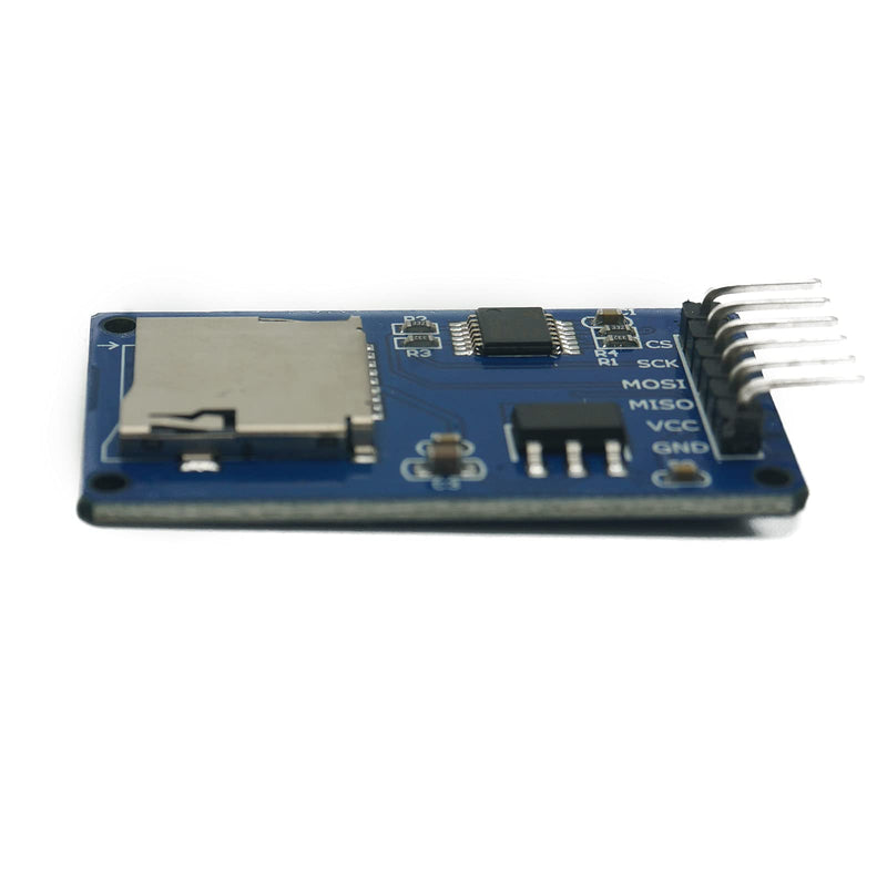 Ganbaremarket Micro SD TF Card Module 6 Pin SPI Interface Driver Module with Level Conversion Chip