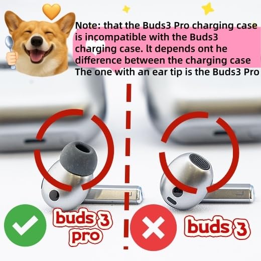 OEM Single Left Ear Replacement Earbud for Samsung Galaxy Buds 3 Pro SM-R630, Compatible Genuine Left Side Only, Original Used Buds3Pro, One R Buds Pro 3, Silver, True Wireless Bluetooth, AI Chip Left for Galaxy Buds 3 Pro