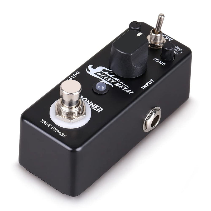 [AUSTRALIA] - Donner Giant Metal Distortion Pedal -Boost Distortion for Electric Guitar, 3 Modes True Bypass Black Distortion 