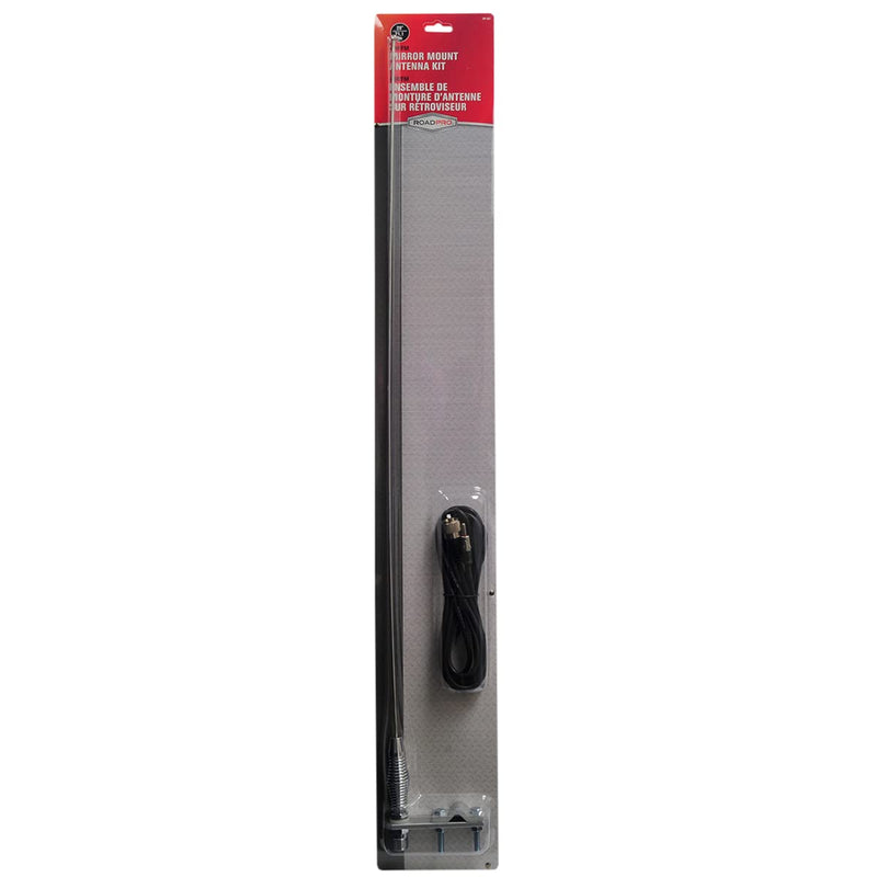 [AUSTRALIA] - RoadPro (RP-557) 28" AM/FM Mirror Mount Stainless Steel Antenna Kit with 2" Shock Spring 