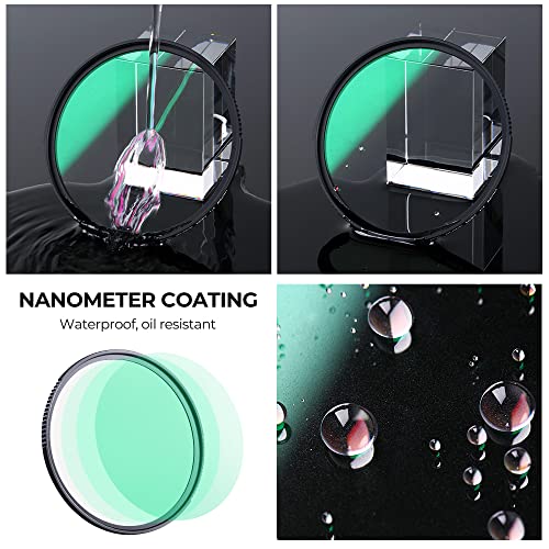 K&F CONCEPT 58mm Black Diffusion 1/2 Filter Mist Cinematic Effect Filter