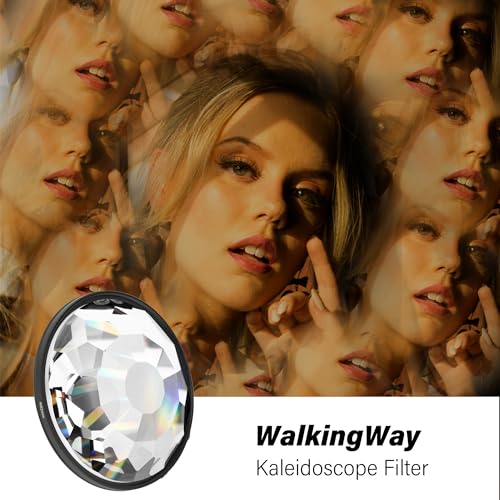 Walking Way Kaleidoscope Lens Filter 72mm Creates Symmetrical Patterns