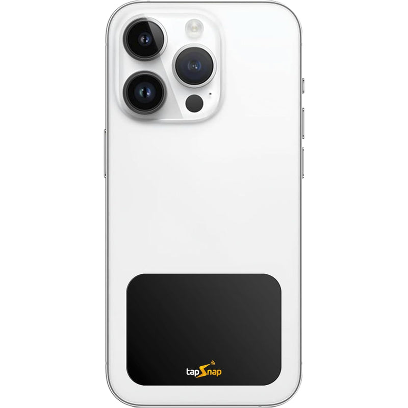 Dot Digital Business Card for Back of Phone (TapSnap) | No Subscription/No-Fee | Instantly Share Contact Info, Socials & More - for iPhone and Android - NFC Tap to Share (White) White